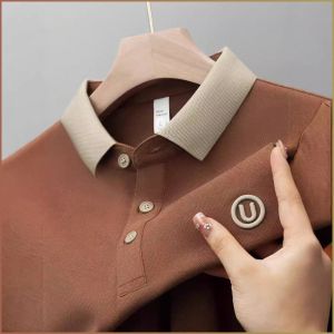 Shirt Moisture Wicking Embroidery Tops Workwear Youth Business Summer Office Neat and Tidy