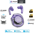 Amgras Future Ⅷ Ultra Transparent Earphone Bluetooth Earbud Gaming LED digital display Sport TWS Earphones HIFI IPX5. 