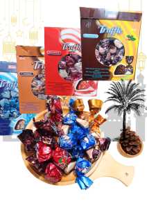 COKELAT TRUFFLE MIX RASA 1 KG / COKELAT ARAB RASA CARAMEL HAZELNUT STRAWBERRY COCONUT / BISA COD