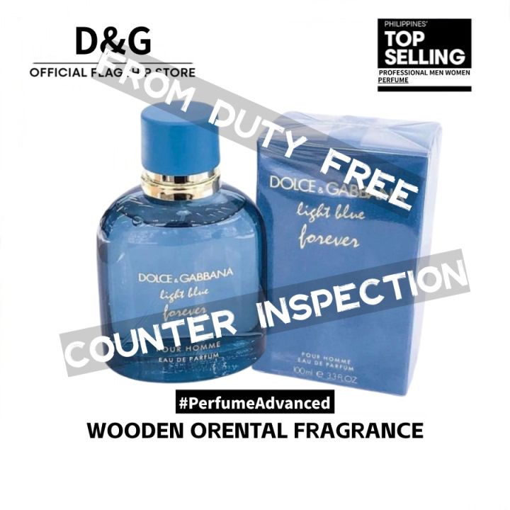 100 Genuine D&G Dolce & Gabbana Light Blue forever pour homme eau de parfum for men 100ml