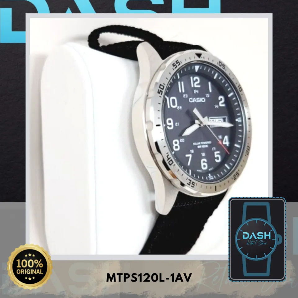 MTPS120L-3AV, Silver Analog Watch