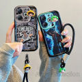 New Casing Itel P55 NFC 4G Classic Cute Colorful Cool 3D Cartoon Phone Case with 3D Doll Lanyard Lens Protection Shockproof Silicone Soft Back Cover. 