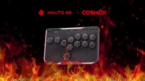 Haute42 CosmoxArcade Joystick Hitbox Controller Keyboard Leverless Hitbox Fightstick For Ps4 /PS5/Switch Arcade Stick PC