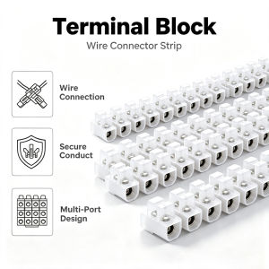 Terminal Block Plastic Wire Connector Strip Barrier Screw 5A 10A 15A 20A 30A 60A for electrical