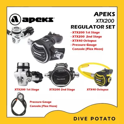 (ผ่อน0%) Apeks Regulator XTX200 - Full Set - Best Seller