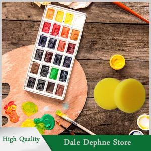 [Dale Dephne] ฟองน้ำสำหรับงานศิลปะสีน้ำสังเคราะห์ทรงกลมสำหรับเด็ก10ชิ้นสำหรับงานฝีมือเครื่องปั้นดินเผาเค้กฟองน้ำทรงกลมสีเหลือง