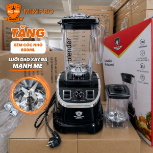 Máy Xay Sinh Tố MIXIPRO 1300W – Xay Đá Mịn | Cối Lớn Kháng Vỡ | Tặng Cối Nhỏ 800ML | Máy Xay Đa Năng Gia Đình