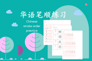 F009 – Chinese stroke order practice PDF Version