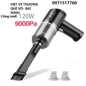 Máy hút bụi cầm tay mini LEIBOO 120w không dây cho xe ôtô