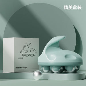 7 Balls Handheld Ball Massager Magnetic Body Beauty Meridian Brush Kneads Abdomen Waist Beautiful Legs Relief Fatigue