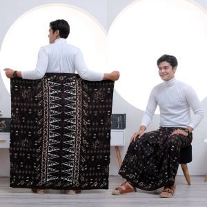 Sarung batik gus iqdam kekinian Pria Dewasa Motif PIRAMIDA Sarung Batik Goyor super motif palekat wadimor  terkini Batik S-Three