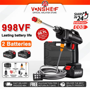 998VF Water Jet Cordless Car Washer High Pressure Lithium Battery Household Portable Outdoor Wash Car Mesin Cuci Kereta Water Jet Murah