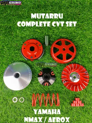 MUTARRU CVT SET YAMAHA NMAX V1 / NMAX V2 / AEROX V1 / AEROX V2 COMPLETE CVT SET MADE IN JAPAN