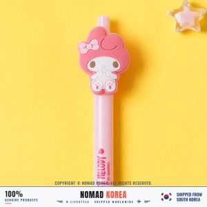 Daiso Korea Sanrio My Melody Ballpoint Pen 0.5mm Black Ink Click Type with Clip Cute Stationery