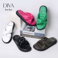 Sara Sara DIVA Sandal Cewek Kekinian Tinggi 3.5cm / Sendal Wedges / Sendal Casual Wanita Kondangan. 