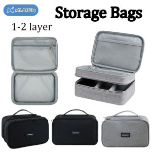 MLADEN Cable Storage Bag Digital Electronic Organizer Portable USB Data Line Charger Plug Storage Bag Travel Cable Organizer