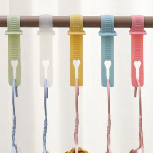 [Local Shipment]50PCS Hanger Anti-Skid Buckle Ulti- Hanger Clips Adjust Hanging Clip Windproof Hanger Buckle