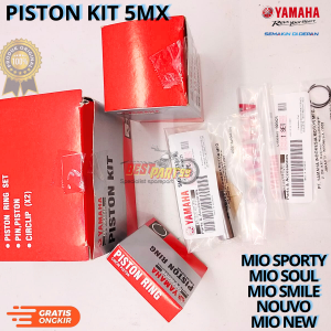 Piston kit yamaha MIO SPORTYMIO SOULMIO SMILE5MX/E1630/00 berkualitas original asli ori