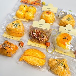 MUSCLEX Simulation Food Squeeze Toys Fried Series Simulated Bread Sensory Fidget Toy Rice Roll Decompression Toy For Kids