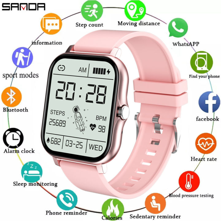 Sanda bluetooth hot sale smart watch review