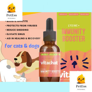 Lysine IMMUNITY Booster supplement and vitamins For Cats & Dogs 30ml