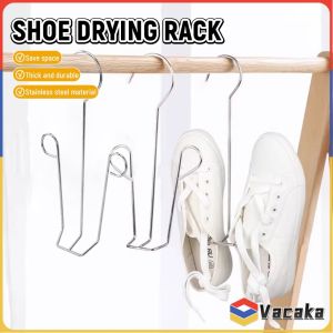 Vacaka Stainless Steel Shoes Drying Hanger Shoes Drying Rack Hanging Shoe Organizer Space Saving 1Pc