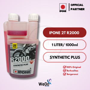 Oil Samping IPONE Strawberry R2000 RS 2T Synthetic Plus Motor Oil 1L