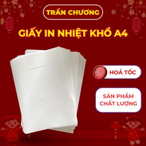 Giấy in nhiệt A4 hộp 200 tờ. Dùng cho tất cả các loại máy scan máy in nhiệt. Giấy nhiệt a4 có bán lẻ