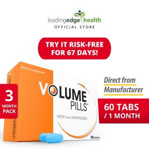 3 Months - Volume Pills Natural Male Enhancement Supplement Pills for Men (180 Tablets / 3 Months)  USA Made  67-Day Money Back Guarantee by Leading Edge Health Official Store