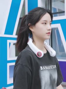 Foldable Hanging Neck Fan 5000mAh USB 3 Speeds Adjustable  Neck Fan No Bladeless Air Cooler for Summer Quiet Sport Fan New