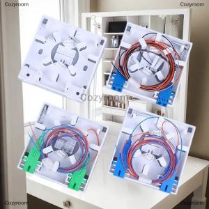 [COD] Cozyroom 86 Information Panels Fiber Optical Terminal Junction Box Fiber Optic Splice Box SC Adapter LC Adapter 2 Core Fiber Combination