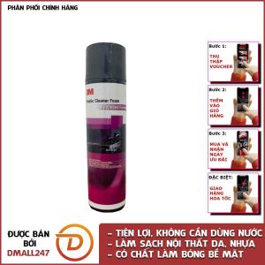 Chai xịt bọt vệ sinh da nhựa nội thất ô tô đa năng 3M 3M-NNT - Không cần nước làm sạch nhanh loại bỏ dầu mỡ bụi bẩn đồng thời làm bóng chi tiết