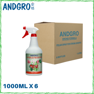 ANDGRO Foliar Spray for Strong Growth - Orchid (Carton Deal 1000ml x 6 Bottles)