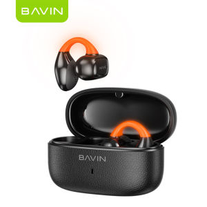 BAVIN BA102 TWS Hi-Fi Wireless Bluetooth Clip Earbuds w/ LED Light for Smartphones