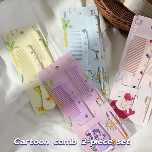 2 cái tóc cho trẻ em Bộ Lược chia tay lược Lược gỡ rối lược tạo kiểu tóc lược gỡ Lược chải tóc cho nữ phụ nữ