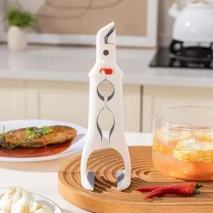 Heat Resistant Kitchen Clip 22cm 3-In-1 Multi-Function Anti Slip Bowl Gripper Tongs Steam Oven