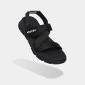 Giày Sandals Nam Nữ Unisex Êm Chân Shondo F6 Sport Đen Full F6S301. 