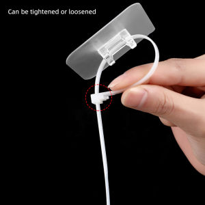Houseeker tự khóa Dây buộc cáp dây rút nhựa dụng cụ cuốn dây ràng buộc quấn dây đai mạnh mẽ khóa cố định tường ống nước Tie cúc bấm Nhà Bếp Cắm chủ