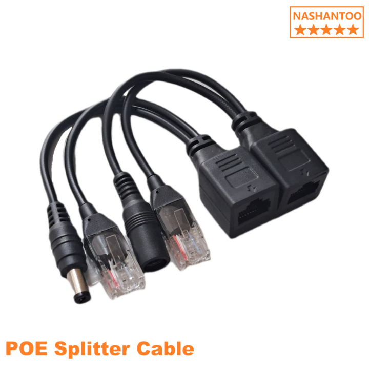 Poe Splitter Power Over Ethernet Passive Poe Adapter Injector Splitter Kit Poe Cable Lazada Ph