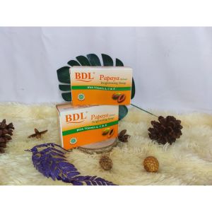 SABUN BDL PAPAYA Besar / Mencerahkan dan Membersikan Kulit Wajah dari debu dan Make Up 128 Gram