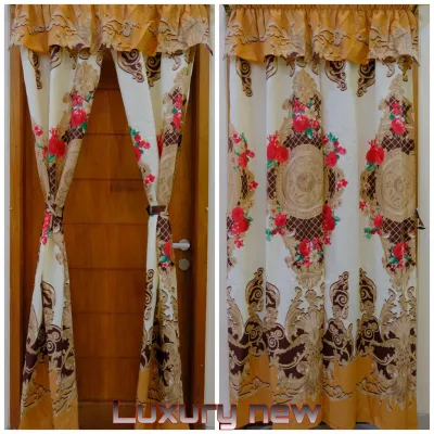 Gorden Serut sudah belah 2 ( kanan kiri)Berponi free tali cocok untuk pintu