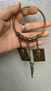 ST. PADRE PIO AND ST. BENEDICT EXORCISM ANTIQUE Cross in ONE FOR Speritual PROTECTION