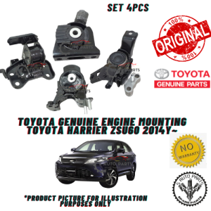 TOYOTA HARRIER ZSU60 2014Y~ 100% ORIGINAL Genuine TOYOTA ENGINE MOUNTING (SET 4PCS)