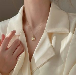 [Bayar Ditempat] Kalung Asli Titanium Tas Hermess Wanita