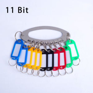 Stainless Steel Keys Disk 11/18-Bit Keys Plate Portable Key Organizer Management With Separable Key Rings