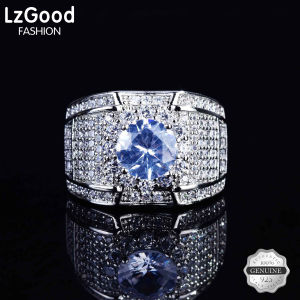 FC925 sterling Silver sang trọng kim cương người đàn ông của vòng