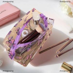 [COD] zhangyuqing 1pc Creative Design Transparent Makeup Case For Women Sweet Bag Organizer Cute Large Capacity Cosmetic Bag Portable Lipstick Bag