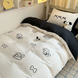 Bộ Bốn Mảnh Yunduo Cotton Bộ Ba Mảnh Giường Ký Túc Xá Bộ Ba Mảnh Bộ Bốn Mảnh Dành Cho Người Lớn