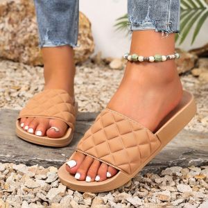 [Free Shipping] 2025 Lengge Platform Sandals Thick-Soled WomenS Summer Beach Slippers