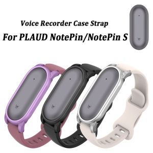 MINIFELE 262 Silicone Voice Recorder Case Strap Replacement Integrated Protective Cover Soft Portable Bracelet for PLAUD NotePin/NotePin S